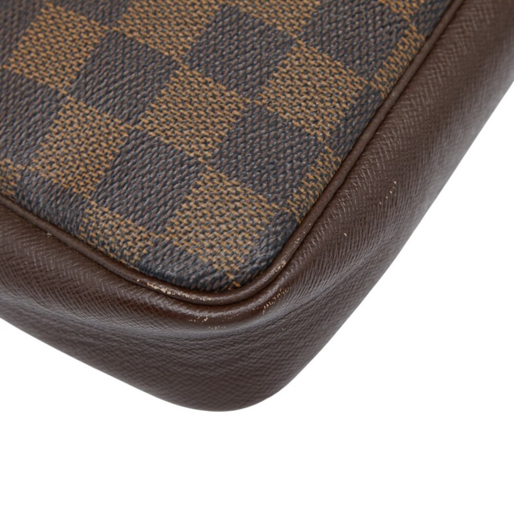 LOUIS VUITTON Authentic Brown Damier Leather Shoulder Bag - Picture 5 of 10